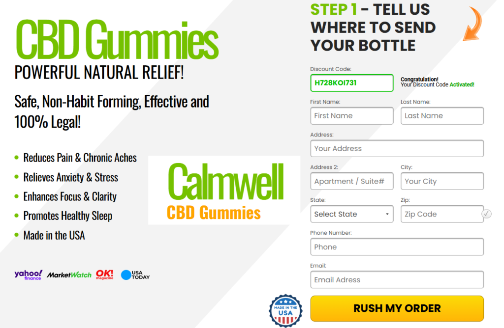 Calmwell CBD Gummies Buy